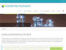Tablet Screenshot of kosterrecruitment.nl